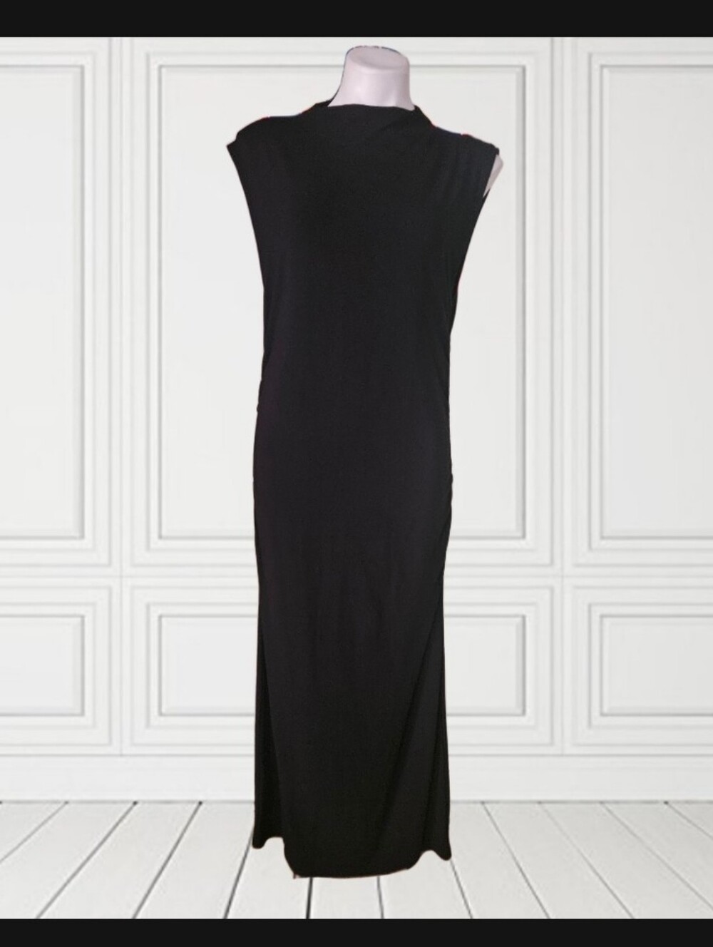 NWT/ A New Day Sleeveless Black Maxi Dress - Classic Large